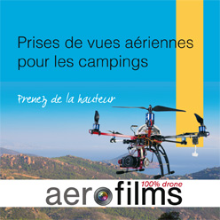 Prises de vues aériennes pour les campings